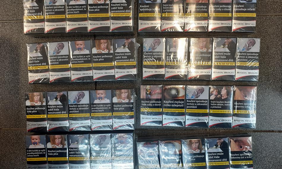 zajištěné cigarety